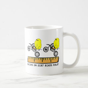 Hühner auf Dirt Bikes regieren Motocross Tasse