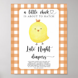 Hühner-Baby-Party - Spiel: Windeln im Spätprogramm Poster