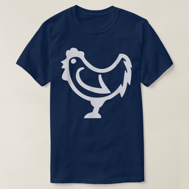 Hühner-Bauer114 T-Shirt (Design vorne)