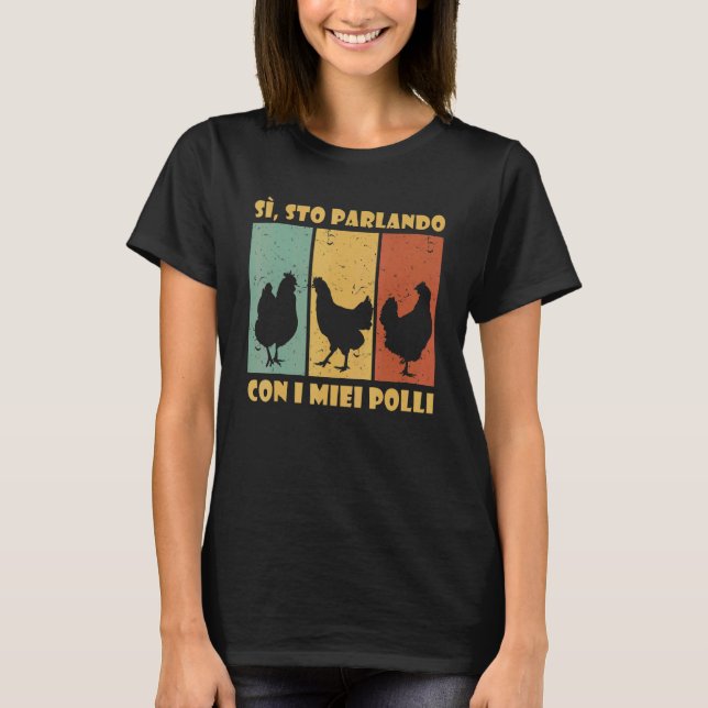 Hühner-Bauer-Hühnchen-Hühnchen T-Shirt (Vorderseite)