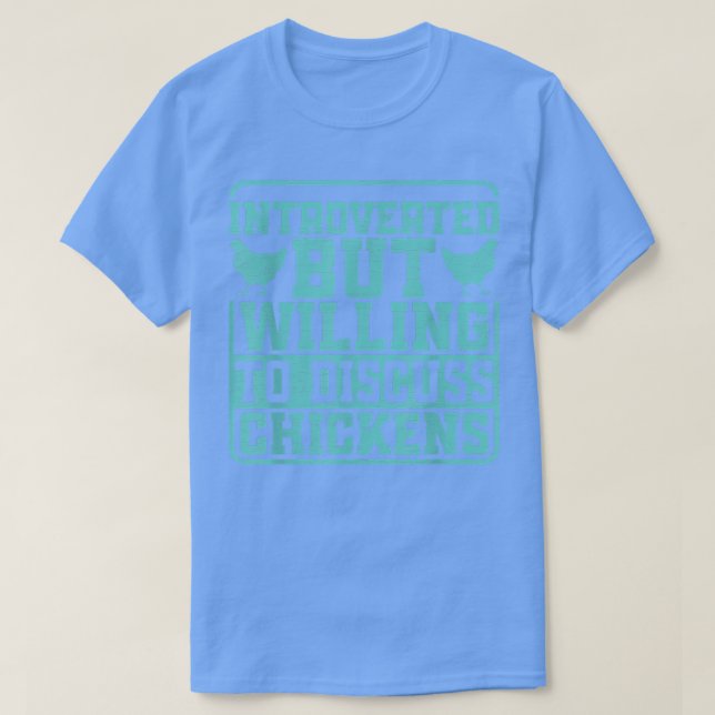 Hühner-Bauer Hühnerfleisch Lover T-Shirt (Design vorne)