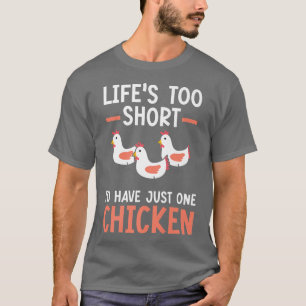 Hühner-Bauer Hühnerweissbetrieb Tiergeflügel T-Shirt
