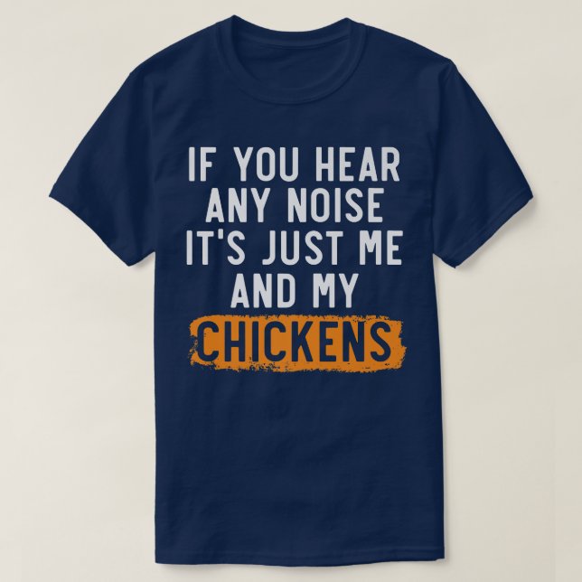 Hühner-Bauer Hühnerweissbetrieb Tiergeflügel T-Shirt (Design vorne)