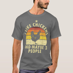 Hühner-Bauer-Landwirtschaft Ich mag Hühner und vie T-Shirt
