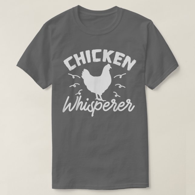 Hühner-Bauer T-Shirt (Design vorne)