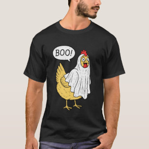 Hühner-Boo-Halloween-Kostüm Farmer Jungen Teens Mä T-Shirt