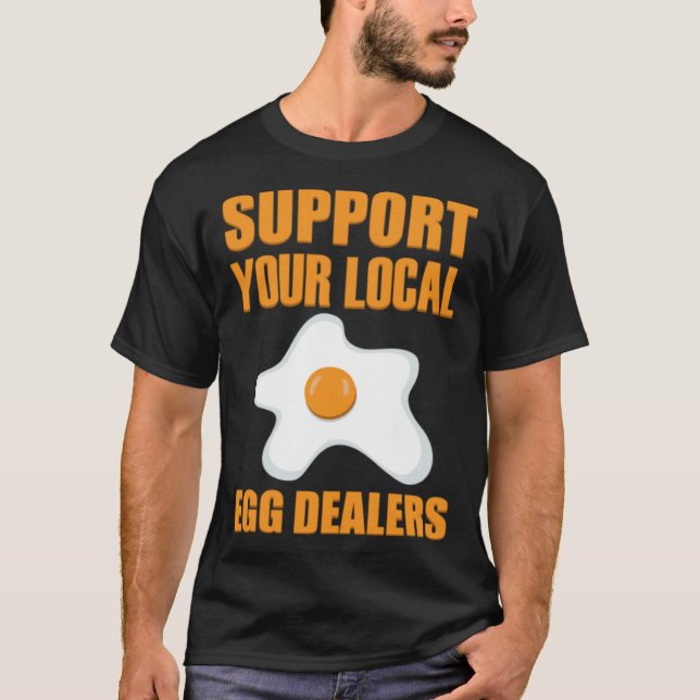 Hühner-Eier-Händler   Huhn T-Shirt (Vorderseite)