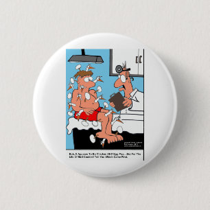 Hühner & Eierpocken Funny Medical Geschenke & Kart Button