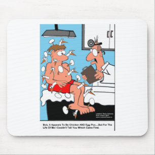 Hühner & Eierpocken Funny Medical Geschenke & Kart Mousepad