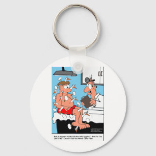 Hühner & Eierpocken Funny Medical Geschenke & Kart Schlüsselanhänger