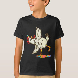 Hühner-Einhorn-Yogapose-Henne T-Shirt
