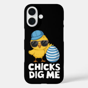 Hühner finden mich Ostern Lustige Eierjagd iPhone 16 Hülle