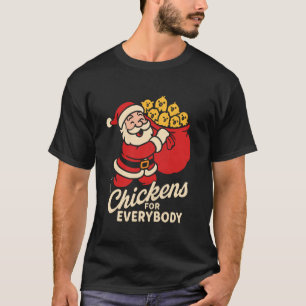 Hühner für alle, lustige Weihnachtshuhn-Väter T-Shirt