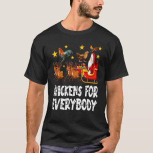Hühner für jedermann Weihnachten Huhn Lustiges Xma T-Shirt