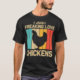 Hühner für Männer Bauer Hühnerzucht T-Shirt