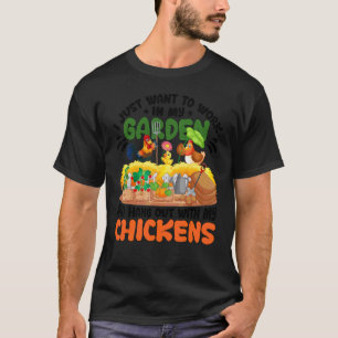 Hühner Für Männer Frauen Landwirt Hühner Garten T-Shirt