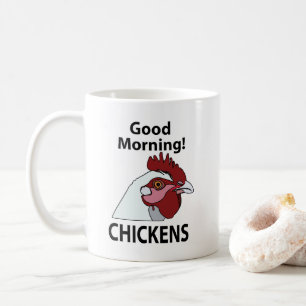 Hühner Guten Morgen Lustiges Huhn Kaffeetasse