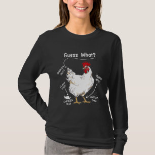 Hühner-Hintern raten, was Hühnerschenkel schätzen, T-Shirt