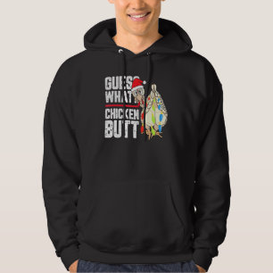 Hühner Hintern Schneeflocken Weihnachten Hoodie