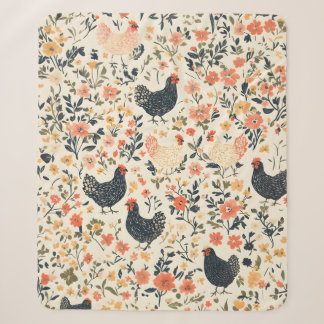 Hühner, Hühner \ Blume Hütte Sherpadecke