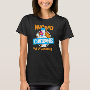 Hühner-Hühner-Lay-devidierte Eier Hühnerfarm T-Shirt