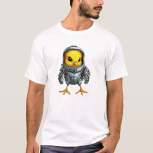 Hühner in Mech Anzug, Futuristisches Roboterdesign T-Shirt