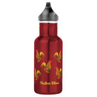 Hühner Kid Water Flasche mit Namen Edelstahlflasche