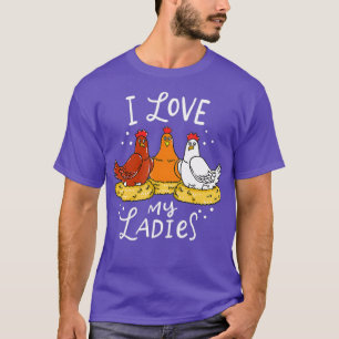 Hühner Küken Eier Bauer Lustiges Geschenk T-Shirt