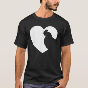 Hühner lieben Männer Frauen Girls Mama Lady lustig T-Shirt