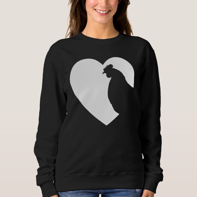 Hühner Lover Men Girls Mama Lady Funny He C Sweatshirt (Vorderseite)
