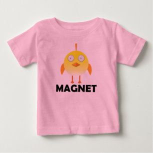 Hühner-Magnet - Baby-Feinjersey-T-Shirt Baby T-shirt