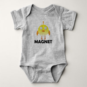 Hühner-Magnet - Baby Jersey Bodysuit Strampler
