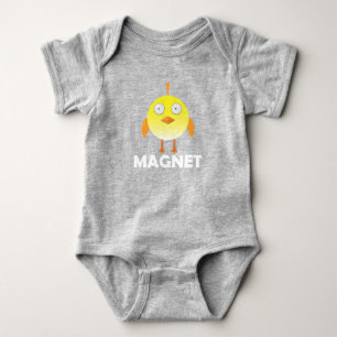Hühner-Magnet - Baby Jersey Bodysuit Strampler