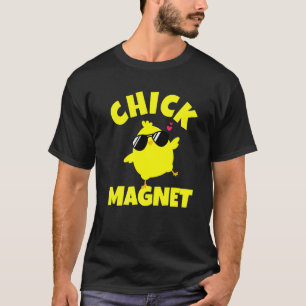 Hühner Magnet  Huhn Süß Kleinkind Kinder Jungen T-Shirt