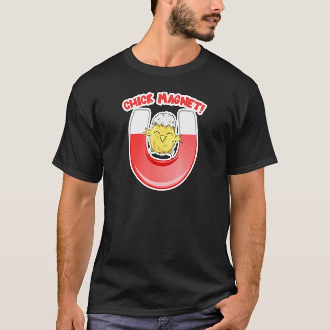 Hühner Magnet Ostern Ferien Jungen Oder Mädchen Hu T-Shirt (Vorderseite)