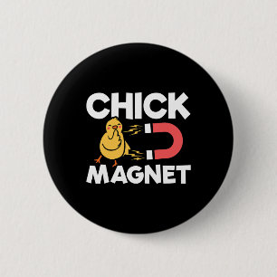 Hühner-Magnet Ostern Küken Scherz Lustiger Hühner- Button