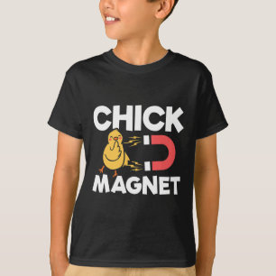 Hühner-Magnet Ostern Küken Scherz Lustiger Hühner- T-Shirt