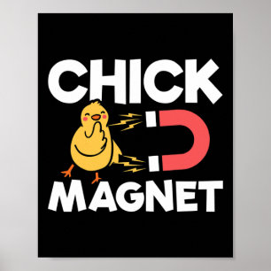 Hühner Magnet Ostern Küken Scherz Lustiger Hühnerw Poster