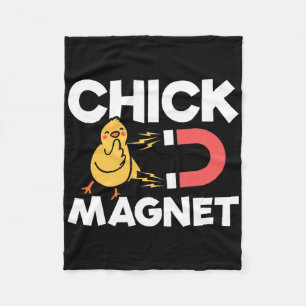 Hühner-Magnet Ostern Küken Scherz Spaß Huhn Wortsp Fleecedecke