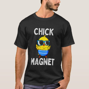 Hühner Magnet Ostern Süßes Baby Huhn Kinder Jungen T-Shirt