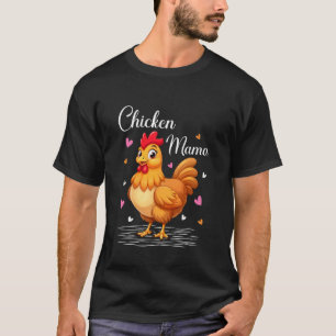 Hühner Mama Lustige Hühner Mutti Mama Bauer Mütter T-Shirt
