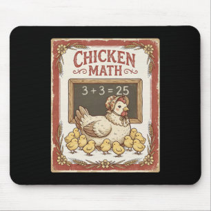 Hühner-Mathematik Lustige Tafelgleichung Henne Hüh Mousepad