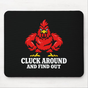 Hühner-Mathematik Zu viele Hühner Hühnerhof Geflüg Mousepad