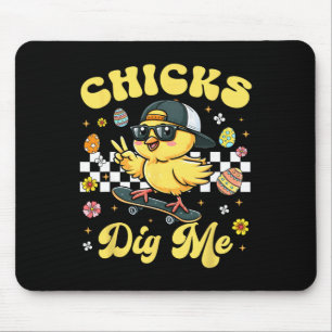 Hühner mögen mich Ostern Kleinkind Jungen Männer F Mousepad