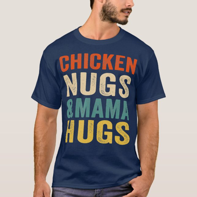 Hühner Nugs und Mama Hugs Kleinkind für Hühner T-Shirt (Vorderseite)