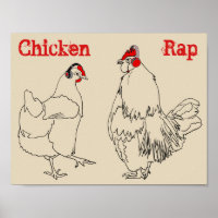 Hühner Rap Fleisch Frische Tiere Art Veganer Spaß