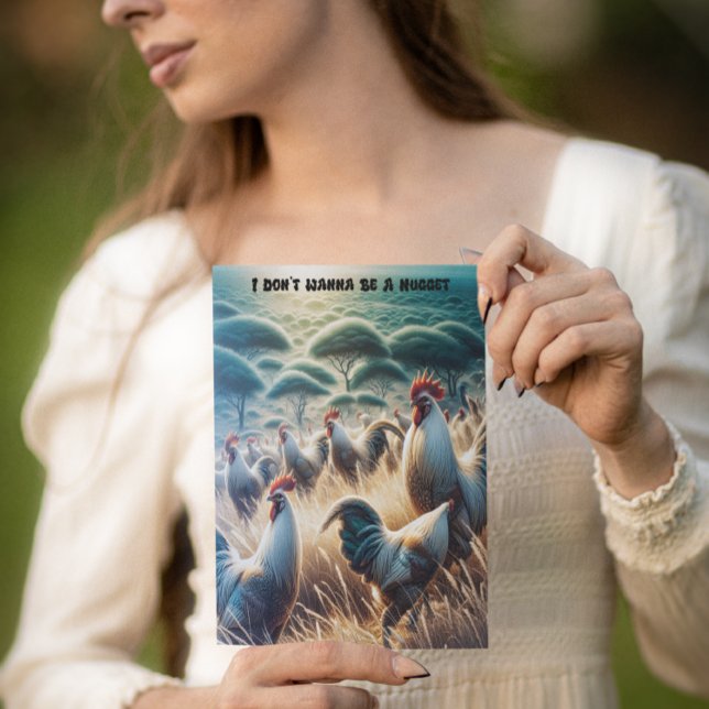 Hühner Roaming kostenlos Postkarte (Von Creator hochgeladen)