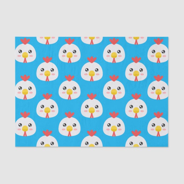 Hühner Seidenpapier (Vorderseite)