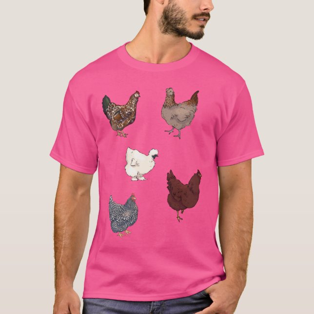 Hühner-Set T-Shirt (Vorderseite)