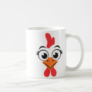 Hühner Shirt Erwachsene Kinder Männer Frauen Hühne Kaffeetasse